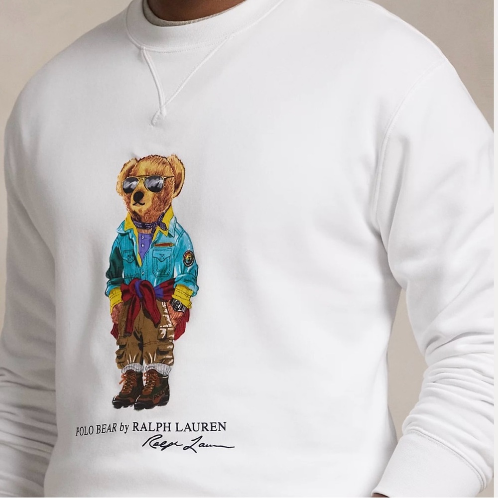 Polo Bear by Ralph Lauren Fleece Sweatshirt Mens Big & Tall Polo Crew Sweatshirt